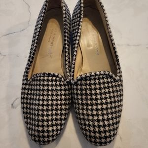 Stubbs and Wootton houndstooth wool slippers